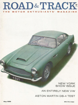 ROAD & TRACK 1959 MAY - SCARAB, DB-4, MG MAGNETTE